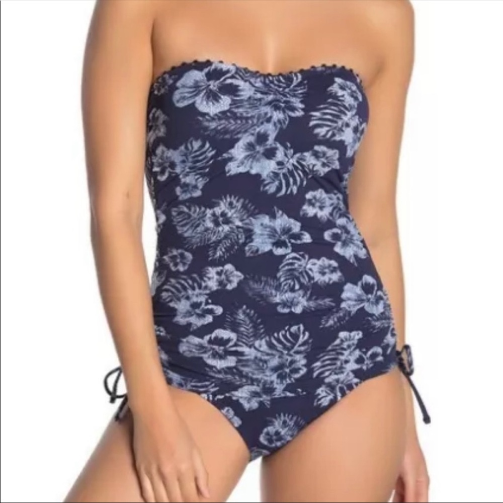 Tommy Bahama Blossom One Piece Swimsuit 8 M